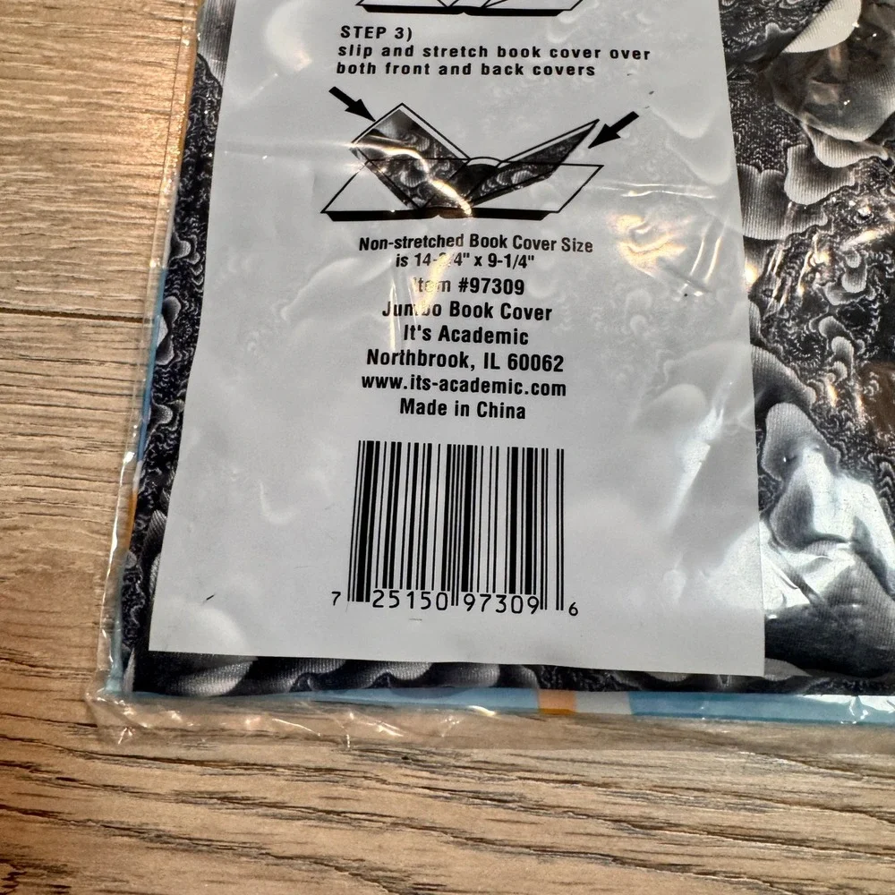 Academic Jumbo Stretchable Book Cover Fits Oversized‎ Books Use Over Again